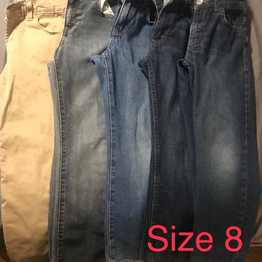 Boys size 8 pants (5 pair bundle)